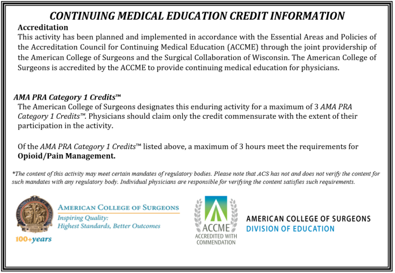 ACS accreditation